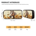 thumbnail image 6 of Yuyamidu Horse Backpack with Lunch Bag Set Sunflower School Bags 6th Grade Yellow Book Bags for Primary School Kids Lunch Box Pencil Case Water Bottle Sleeve 4 PCS Bookbag for Girls 10-12, 6 of 7