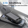 thumbnail image 5 of Banco de energía solar de 50000 mAh, cargador de batería externo portátil para todos los teléfonos móviles DE, 5 of 5