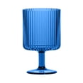 thumbnail image 2 of Mesa Acrylic Stacking Wine Glass - Cobalt Blue - 15 oz - Set of 6, 2 of 7
