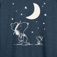 thumbnail image 3 of Peanuts - Star Gazing - Women's Lightweight French Terry Long Sleeve Shirt, 3 of 6