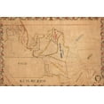 thumbnail image 1 of 24"x36" Gallery Poster, Map of indians Great Plains Rocky Mountains 1851, 1 of 1