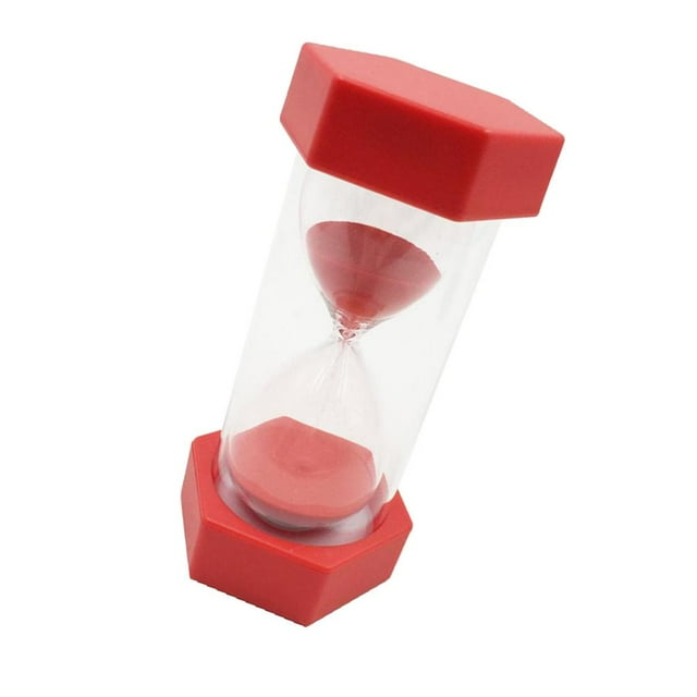 Reloj de arena práctico para cocina, temporizador de 1/2/3/5/10/15 minutos, 18 colores