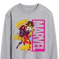 thumbnail image 3 of Marvel - Super Hero Women Sound Effects - Men's Long Sleeve Graphic T-Shirt, 3 of 5