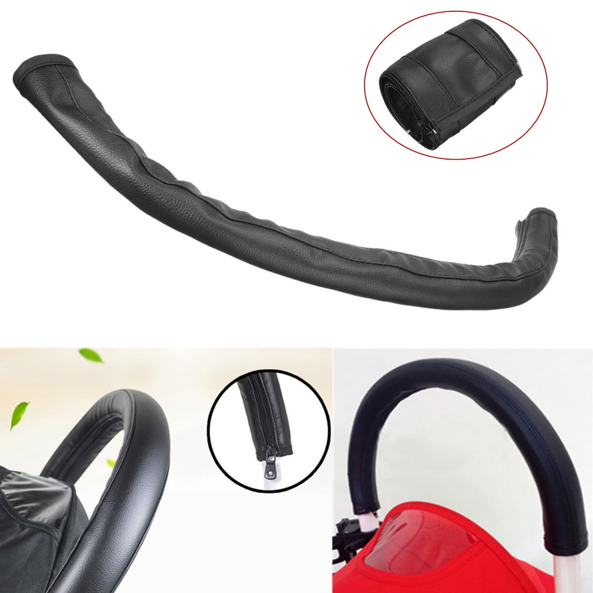 Pram Stroller Accessories Covers Handle Wheelchairs Baby Stroller Armrest Pu Protective Case For Babyzen Yoyo Yoya Stroller