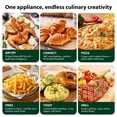 thumbnail image 2 of Kndko 19QT Air Fryer Toaster Oven Combo, Silver, 12-in-1, 1700W, 70-450°F, 2 of 9