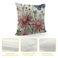 thumbnail image 4 of PHYHOO Throw Pillow Covers Decorative Summer Spring Pillow Covers Linen Flower Butterfly Farmhouse Pillowcases for Sofa Couch Living Room Outdoor Patio, 4 of 5
