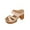 Beige, variant on TAGOLD Women's Sandals,Women's Fashionable Casual Solid Color Closed-Toe High Heels Heel Slippers