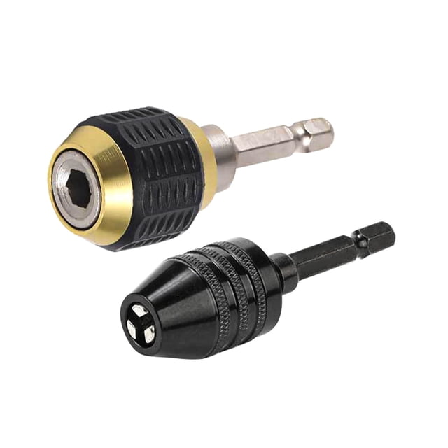 Adaptador de portabrocas Portabrocas sin llave de vástago hexagonal de 1/4 pulgadas