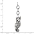 thumbnail image 5 of Stainless Steel Antiqued Seahorse Interchangeable Charm Pendant, 5 of 5