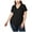 black, variant on I.N.C Womens V-Neck Basic T-Shirt, Pink, Plus Size, 2X