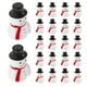thumbnail image 1 of 40 piezas mini figuras de muñeco de nieve muñeco de nieve en miniatura de Navidad con sombrero muñeco de nieve de resina microadornos de paisaje decoración de casa de muñecas de jardín de hadas, 1 of 5