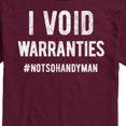thumbnail image 3 of Instant Message - I Void Warranties - Men's Short Sleeve Graphic T-Shirt, 3 of 6