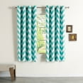 thumbnail image 3 of Best Home Fashion Chevron Room Darkening Curtain Panel, 3 of 10