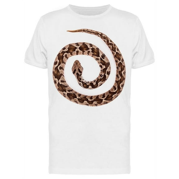 Circled Viper Snake T-Shirt Men -Image by Shutterstock, Male Large