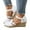 White, variant on Sandals for Women Closed Toe Espadrille Wedge Sandal Ankle Strap Dressy Platform Casual Shoes