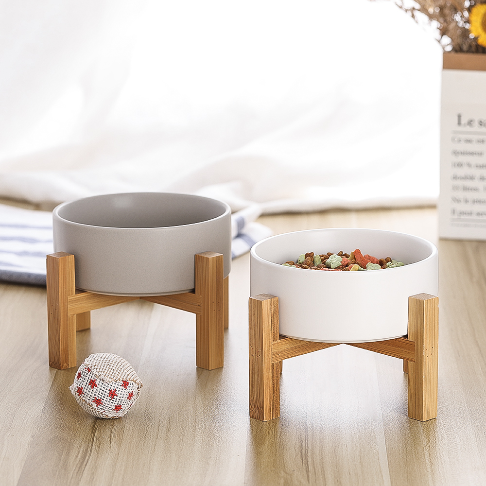 Lionwei Elevated Ceramic Cat and Dog Bowl photo 2