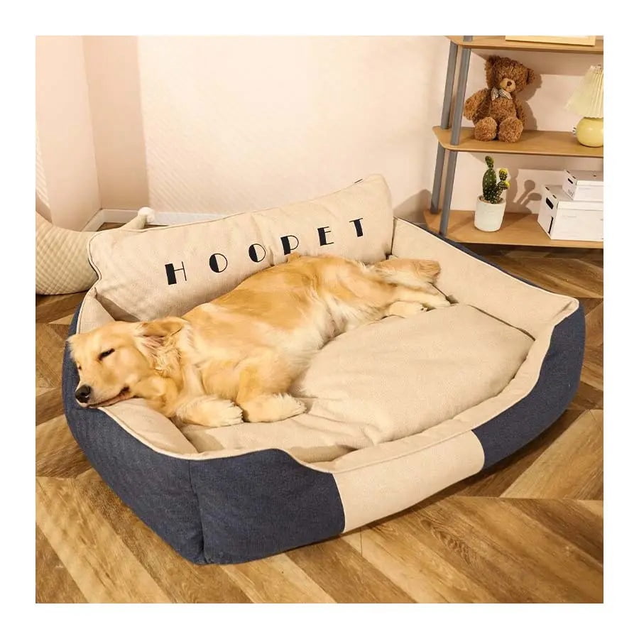 Dog Bed for Large Medium Small Dogs Soft Washable Pet Bed Orthopedic Dog Sofa Bed Breathable Rectangle Sleeping Bed Up To 110LB
