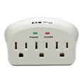 thumbnail image 2 of Tripp Lite Protect It! 3-Outlet Direct Plug-In Surge Protector, 660 Joules, 2 of 6