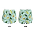 thumbnail image 3 of KLL Avocado Flowers And Leaves Pattern Shorts Women,Athletic Shorts High Waisted Running Shorts Pocket Sporty Short Gym Elastic Workout Shorts-Medium, 3 of 7