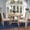 Natural, variant on EUROCO 5-Piece Farmhouse Dining Table Set,Extendable Round Kitchen Table Set with 4 Upholstered Chairs for Dining Room, Small Space,Espresso