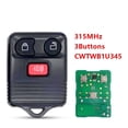 thumbnail image 3 of Llave De Control Remoto 3/4 Botón Fob Clicker 315MHz Transmisor Clicker para Mazda B2300 (3Key 315), 3 of 8