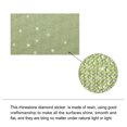thumbnail image 3 of Uxcell Bling Rhinestone Sheet Self Adhesive Sticker 15.75 x 9.44 Inch DIY Car Decoration Sticker Light Green, 3 of 6