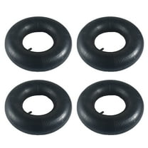 4 pcs 15x6.00-6" Inner Tubes with TR-13 Straight Valve Stem Replacement 15x6.00-6nhs Lawn Mower Tires fit for Yard Tractors Wheelbarrows ATVs