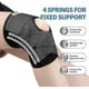 thumbnail image 2 of Knee Brace With Side Stabilizers For Meniscal Tear Knee Pain Acl Mcl Arthritis Injuries Recovery, Breathable Adjustable Knee Support-black, 2 of 5