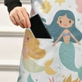 thumbnail image 4 of Cute Mermaids and Friends Kitchen Apron with 2 Pockets Adjustable waterproof Cooking Aprons for Women Men Chef, 4 of 7