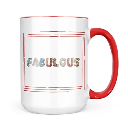 

Neonblond Fabulous Colorful Fabric Sewing Mug gift for Coffee Tea lovers