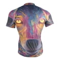 thumbnail image 4 of joogoo Boho Starry Wolf Pattern Men's Cycling Jerseys Mountain Bike Short Sleeve Tops 3XL, 4 of 7