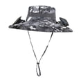 thumbnail image 1 of Sombrero de enfriamiento jinwen ventilador ajustable transpirables de ala ancha para el sol tinta verde gris claro, 1 of 8