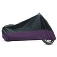 thumbnail image 1 of Funda para motocicleta impermeable a prueba de polvo, cubierta protectora para lluvia para exteriores, 190T L, negro, morado, adecuada para Honda CB CR CRF VFR 200 400 650 750 CBR 600 1000 RR Scooter, 1 of 1