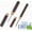 Ebony, variant on 2 Sizes Stainless Steel Ice Picks with Safety Cover, Non-Slip Wooden Handle Ice Breaker Tool for Kitchen, Bars, Bartender, Camping, Restaurant, Tea Knife