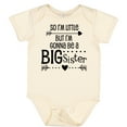 thumbnail image 3 of Inktastic So I'm Little, but I'm Gonna Be a Big Sister Girls Baby Bodysuit, 3 of 5