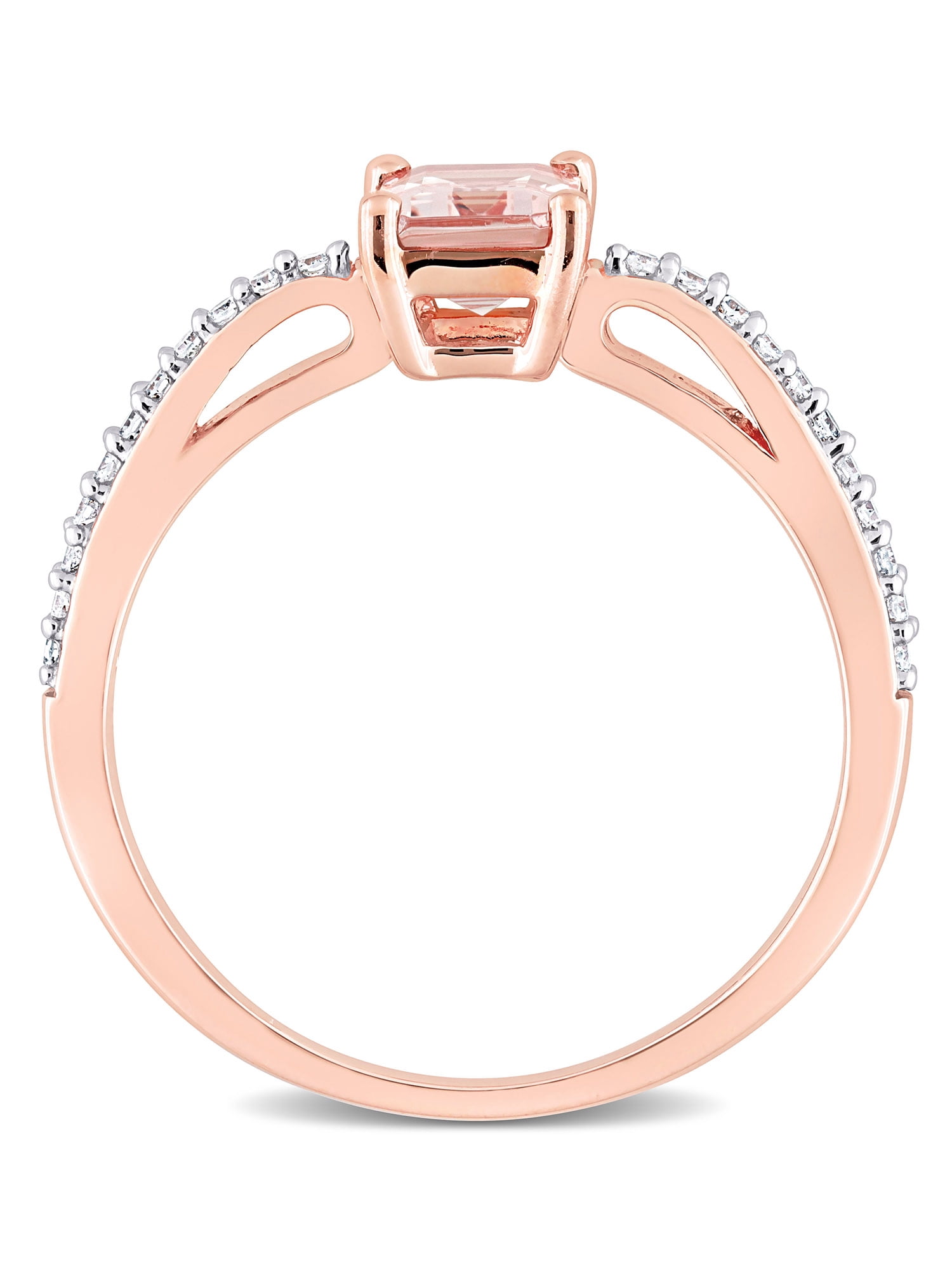 Everly Women's Morganite 10K Rose Gold Engagement Ring
