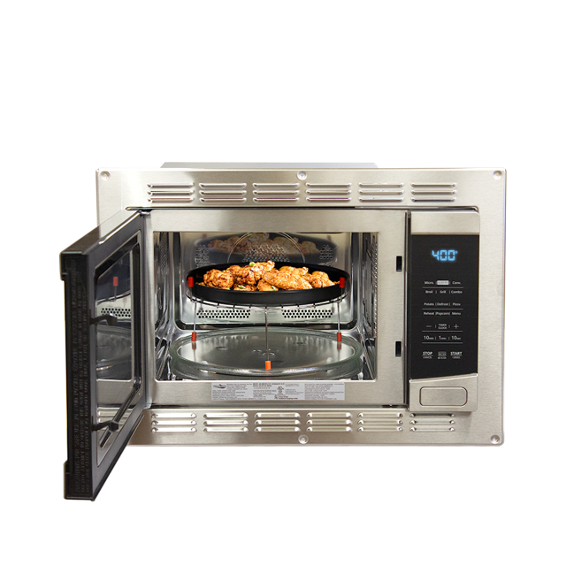 LaSalle Bristol Microwave Oven 520EC028AKD7S1R High Pointe; Model EC028AKD7S1R; 1.0 Cubic Foot Capacity; 1000 Watt; Air Fryer And Convection; Stainless Steel; 120 Volt; Trim Kit Sold Separately