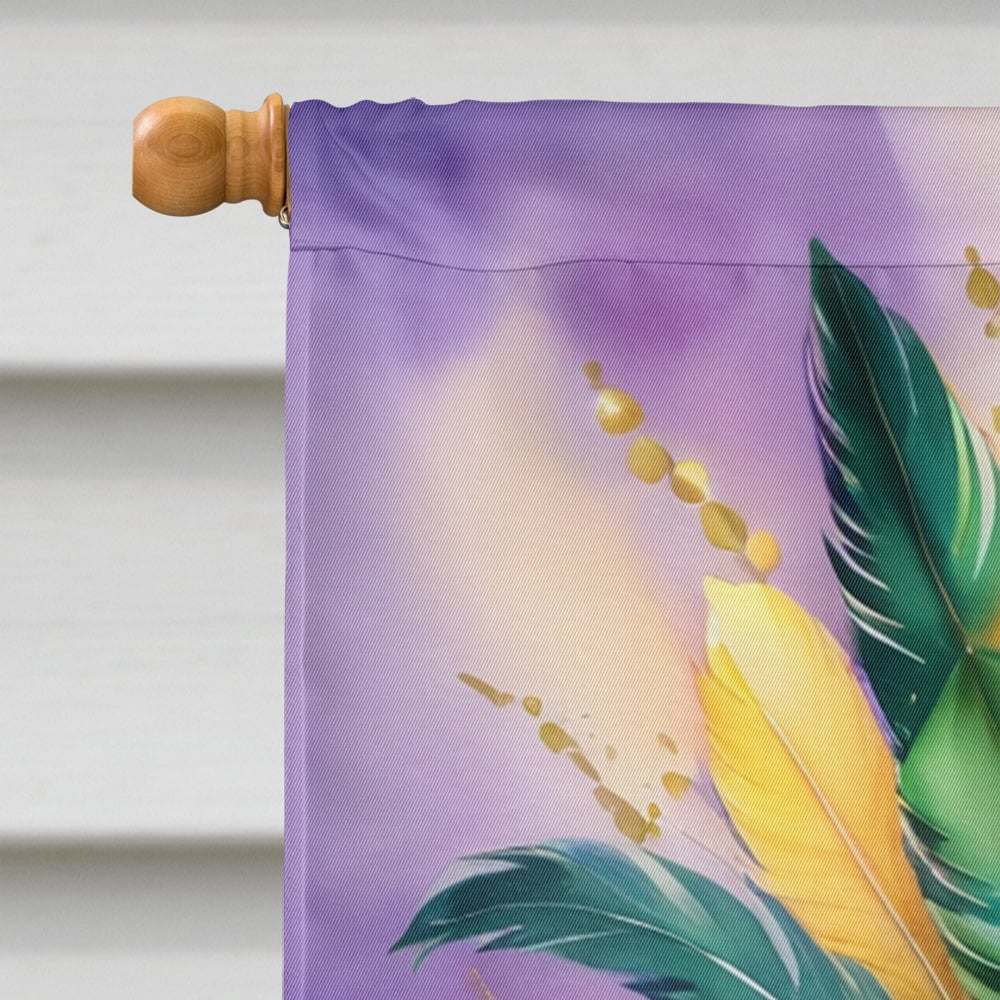 Mask Mardi Gras House Flag 28 in x 40 in