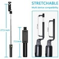 thumbnail image 5 of 3 in 1 Extendable Selfie Stick Tripod with Detachable Bluetooth Wireless Remote Phone Holder Compatible with iPhone and Android Smartphone, 5 of 6
