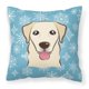 thumbnail image 1 of Caroline's Treasures BB1686PW1414 Almohada decorativa de tela con copo de nieve Golden Retriever, grande, multicolor Caroline's Treasures BB1686PW1414, 1 of 1