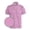 A-Pink, variant on Mens T-Shirts Floral Printed Polo Shirts Wicking Tennis Short Sleeve Lapel Tops Tee Blouses