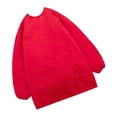 thumbnail image 4 of Delantal de manga larga para impermeable personalizada para de 1 años Rojo M Sunnimix Delantal de niños, 4 of 7