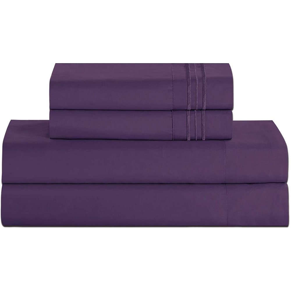 Sapphire Home CalKing Sized Bed Sheet Set Comfy Sheets