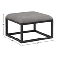 thumbnail image 3 of Pemberly Row Rectangular Nesting Table with 2 Stools in Brown, 3 of 7