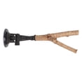 thumbnail image 1 of Non Slip Textured Wooden  Perch With Suction Cups - Training And Interactive, Prevent Slip, Easy To Install - Ideal For Small Medium Birds, 1 of 8