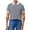 Multicoloured - natural, variant on Mens Striped Polo Shirt, Blue, Medium