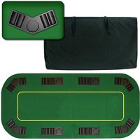 Trademark Poker 80" Deluxe Texas Hold'em Folding Poker Table Top
