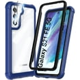thumbnail image 1 of FFIY Samsung Galaxy S21 FE 5G Case with Built in Screen Protector, Full-Body Military-Grade Shockproof Protective Phone Case Cover with 2 Pack Camera Lens Protector for Samsung Galaxy S21 FE Black, 1 of 7