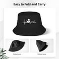 thumbnail image 4 of Poodle Heart Beating Dog Love Bucket Hat For Womens And Mens Outdoor Beach Fisherman Hat Sun Hat, 4 of 8