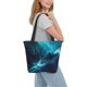 thumbnail image 2 of Fotbe Futuristic Jet Ski Adventure Bolsa de Playa con Estampado, Bolsa de Hombro, Bolsa de Mano Espaciosa, Bolsa de Viaje Ligera, Bolsa de Compras Versátil, 2 of 6